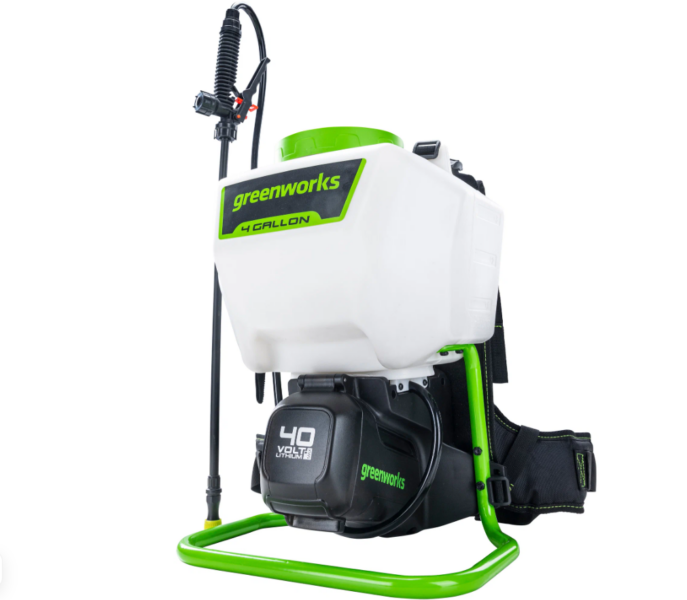 Опрыскиватель аккумуляторный Greenworks G40BPS. Обзор: плюсы и минусы
