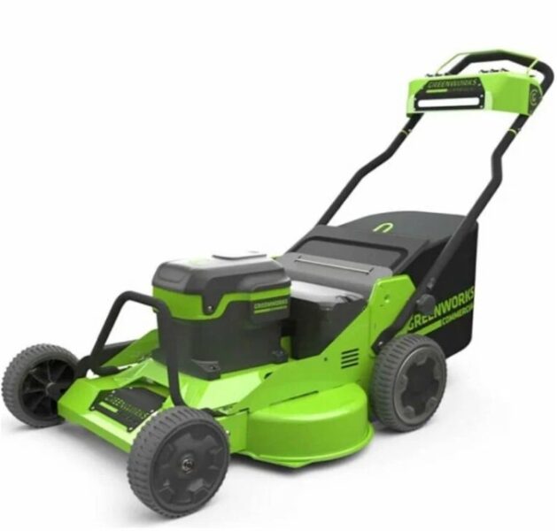 Самоходная газонокосилка Greenworks 2519207 82V. Обзор: плюсы и минусы